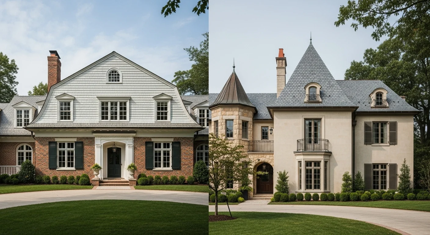 Dutch Colonial Revival Homes & French Provincial: Historic Architecture Guide