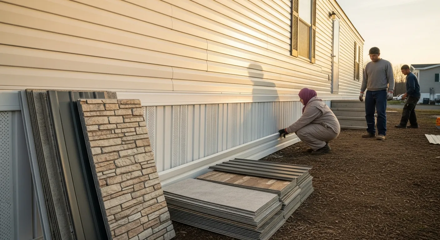 Installing Skirting on Mobile Home: Siding Options & Cost Guide