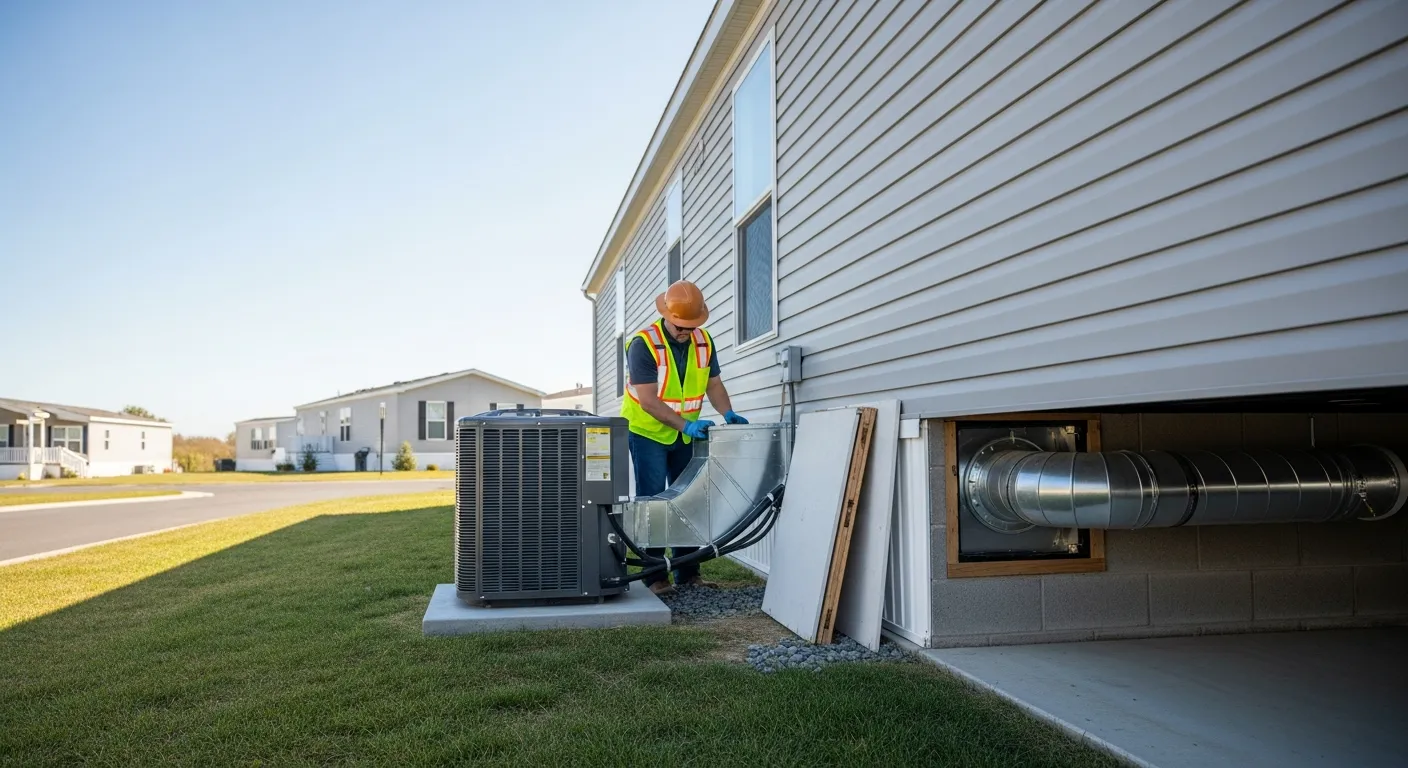 Mobile Home HVAC Systems: Ductwork & AC Units Explained