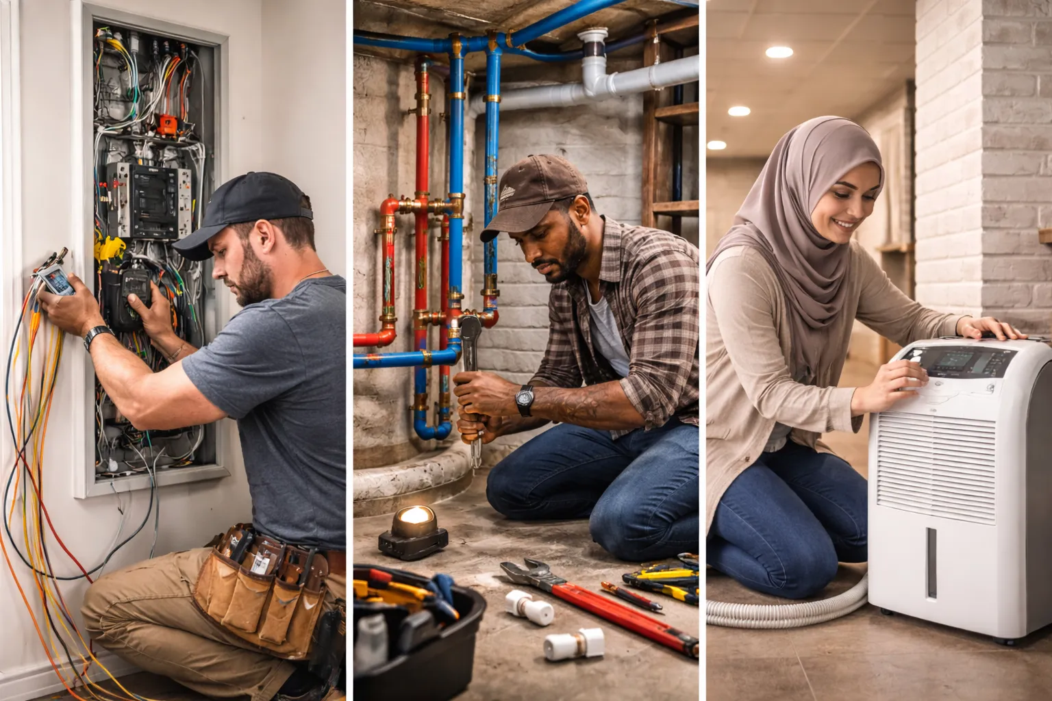 Whole Home Upgrades: Rewiring, Repiping & Dehumidification Guide