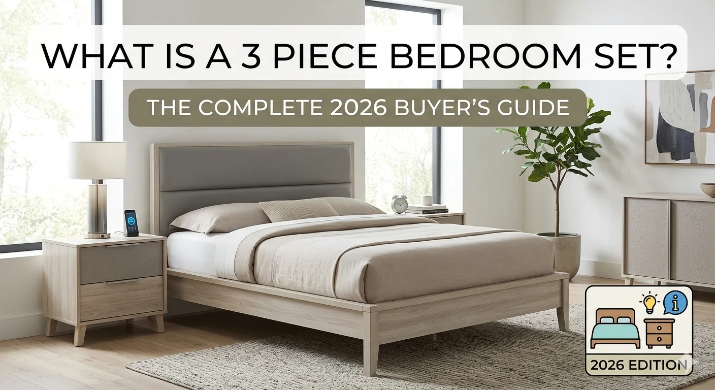 What is a 3 Piece Bedroom Set? The Complete 2026 Buyer’s Guide