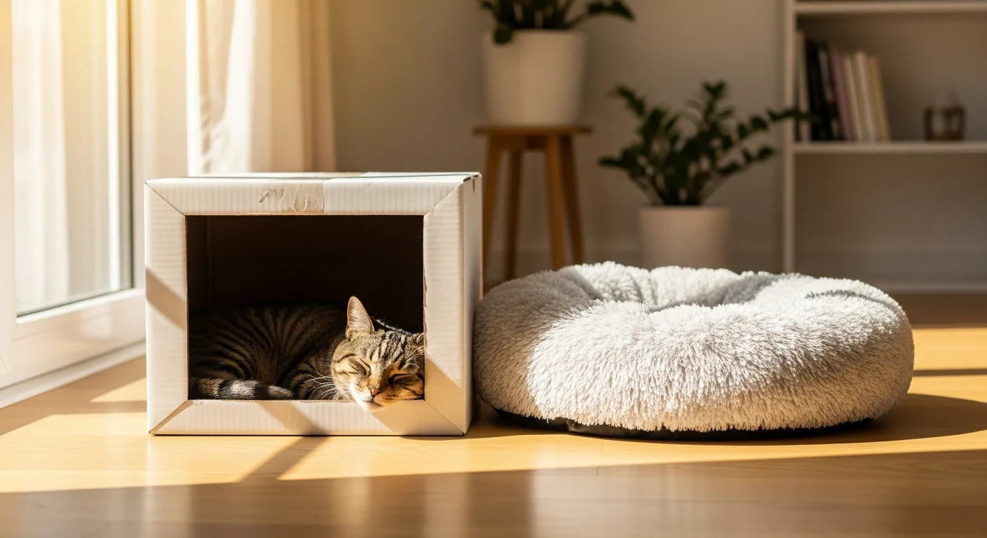 Why Does Your Cat Prefer a Cardboard House Over Expensive Beds?