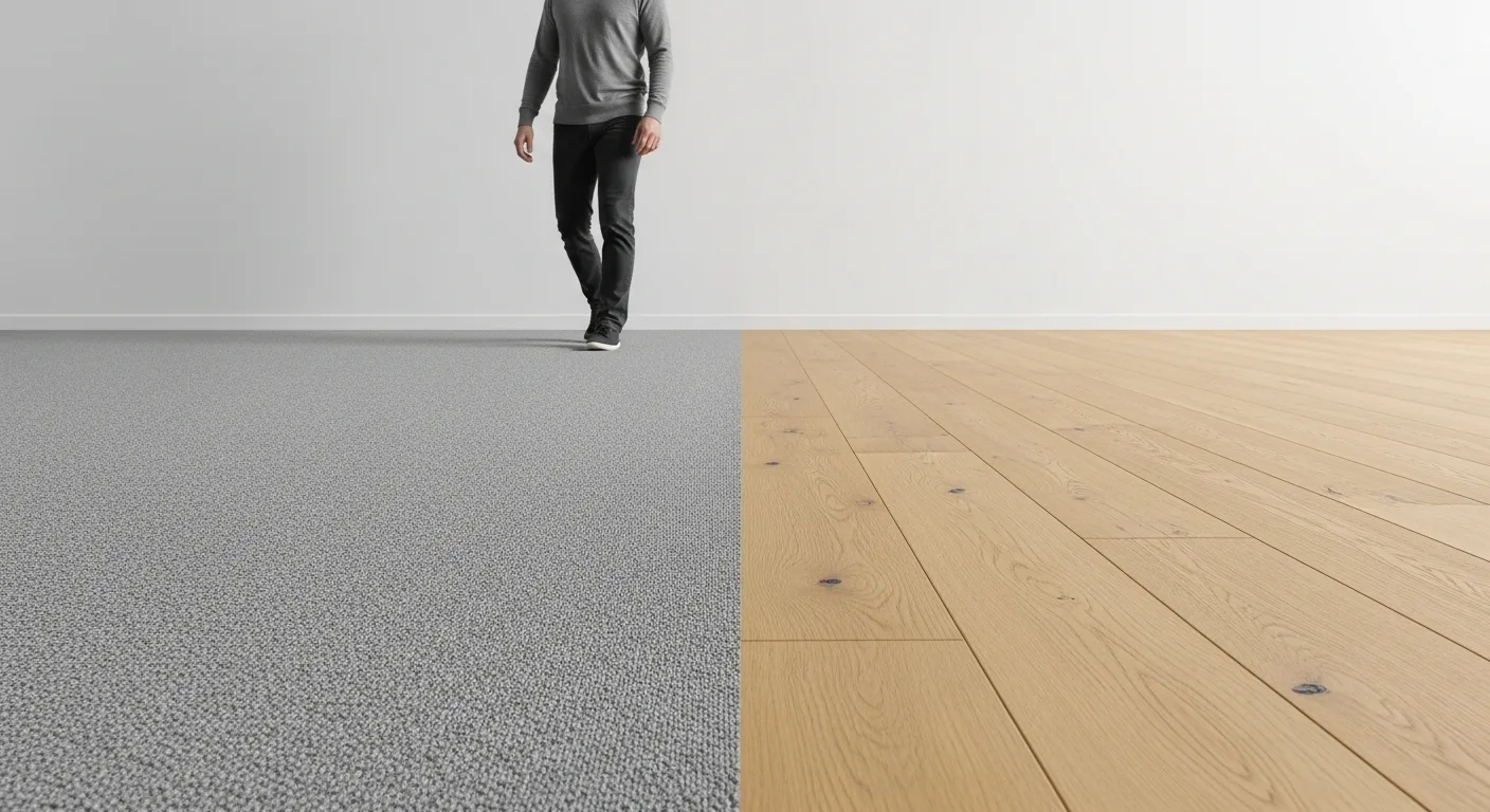 A modern home interior showcasing durable carpet and flooring options for long-lasting quality.