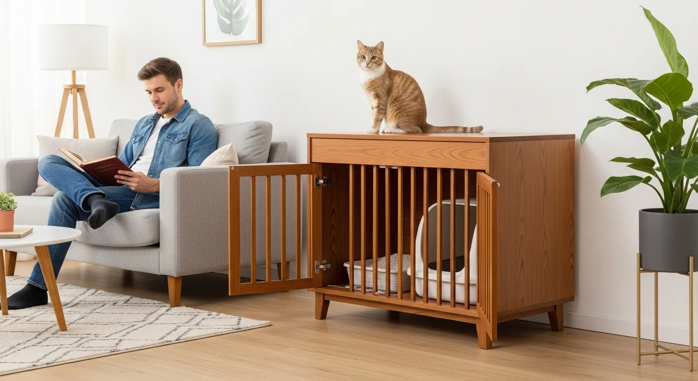 Why Should You Hide Your Cat’s Litter Box in Plain Sight?