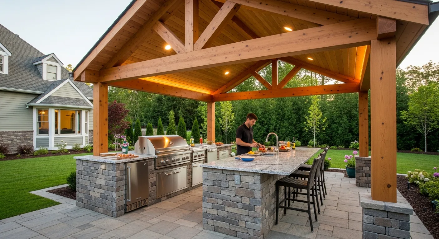 How to Design a Covered Outdoor Kitchen That Actually Works?