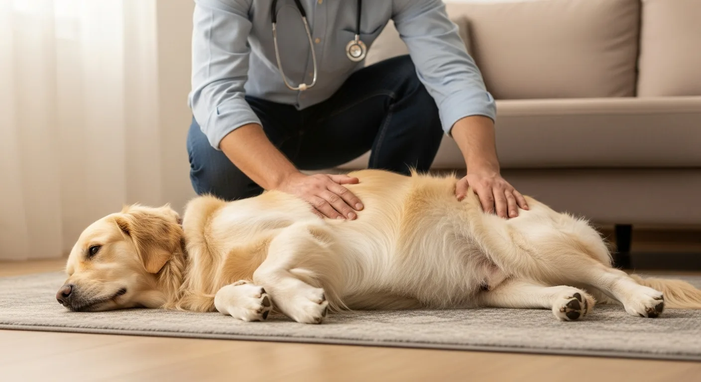 Learn about dog bloated stomach home remedy options and how to recognize emergency signs for your pet.